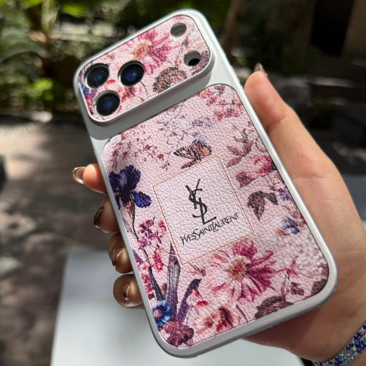 قاب TR011 - YSL spring flowers (صورتی)