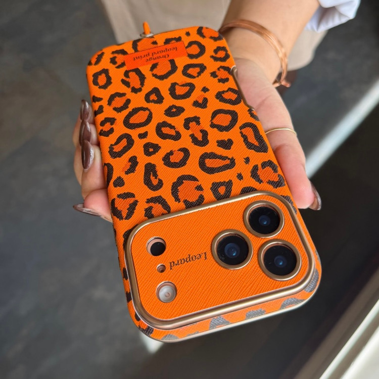 قاب leopard orang آیفون(TR017)