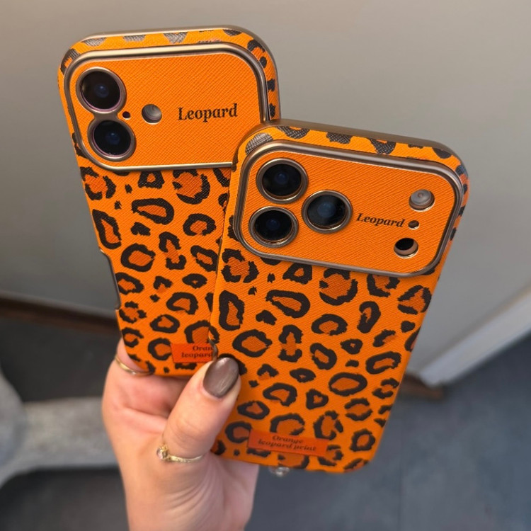 قاب leopard orang آیفون(TR017)