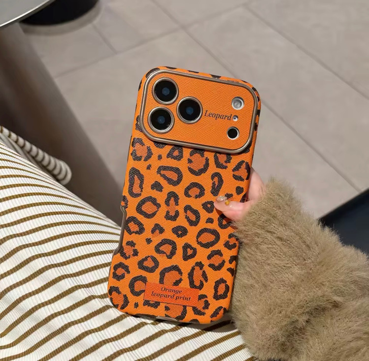 قاب leopard orang آیفون(TR017)