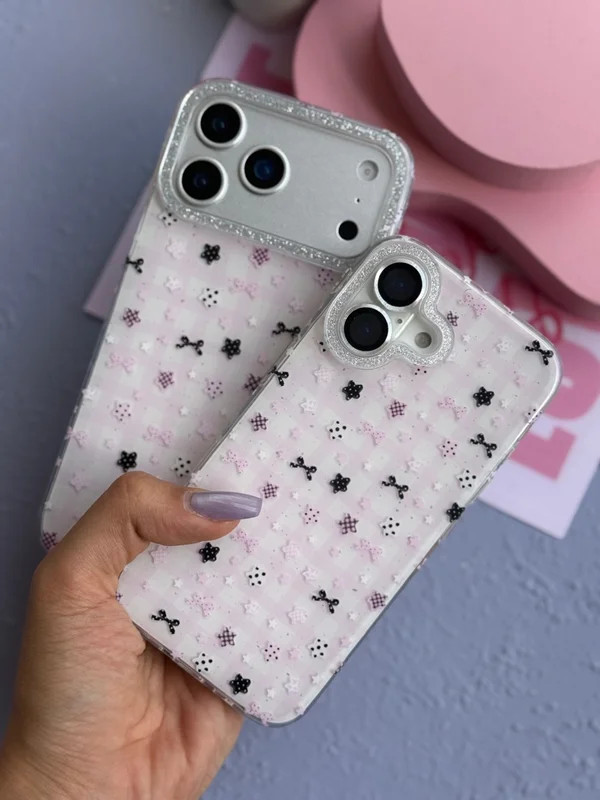 قاب Kawaii Pink Star آیفون(MB063)