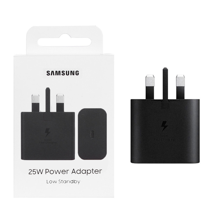 شارژر سه پین SAMSUNG 25W T2510 ( فست و PD) مشکی - (گارانتی یک ساله شرکتی) کد EW004