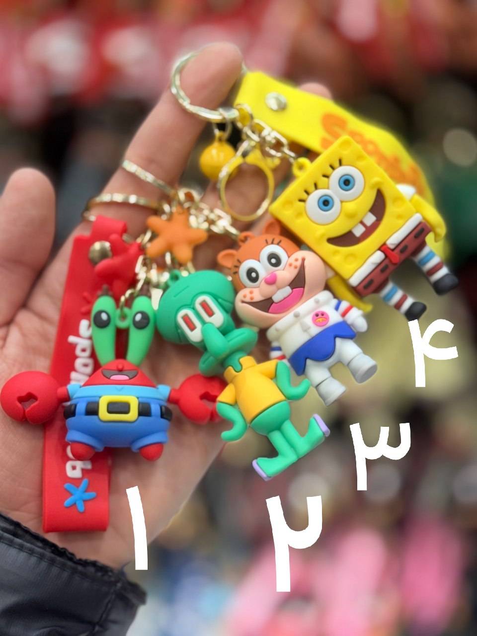 جا کلیدی سیلیکونی عروسکی آقای اختاپوس و دوستان (AS055)