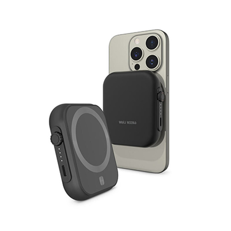 پاوربانک مگ سیف گرین لاین مدل Magsafe Trio 5000mAH کد IX019