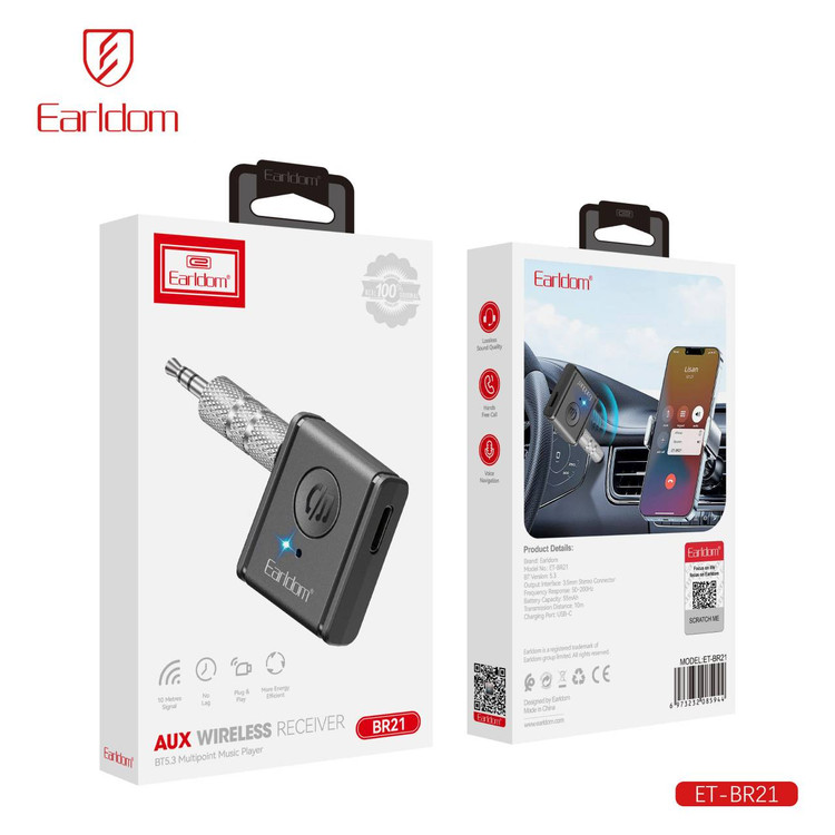 دانگل بلوتوث سوزنی Earldom مدل BR21 کد MS025
