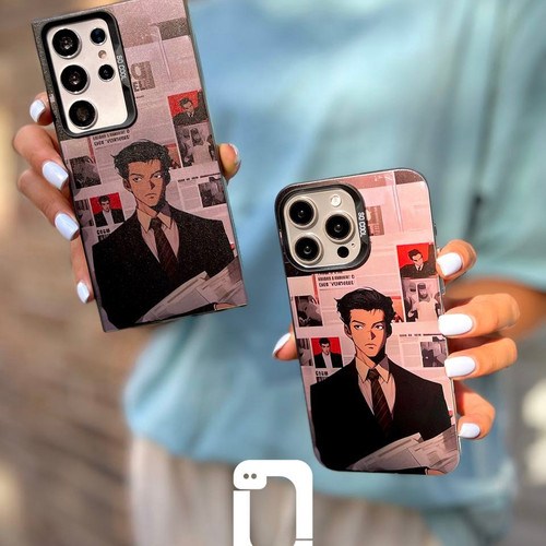 قاب گوشی آیفون So Cool انیمه دختر و پسر کد GN026