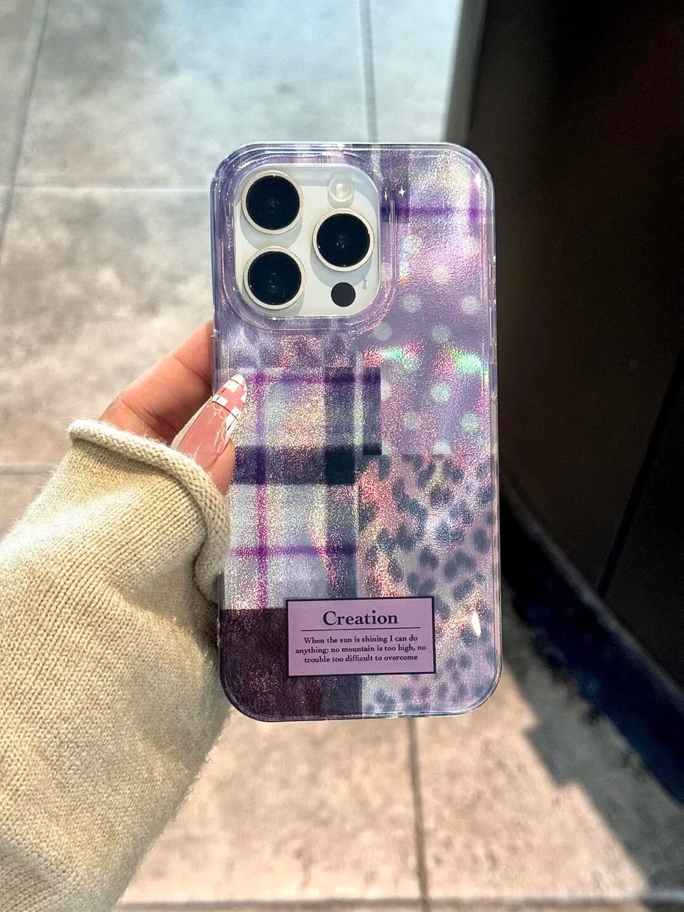 قاب آیفون Purple Creation کد MB095