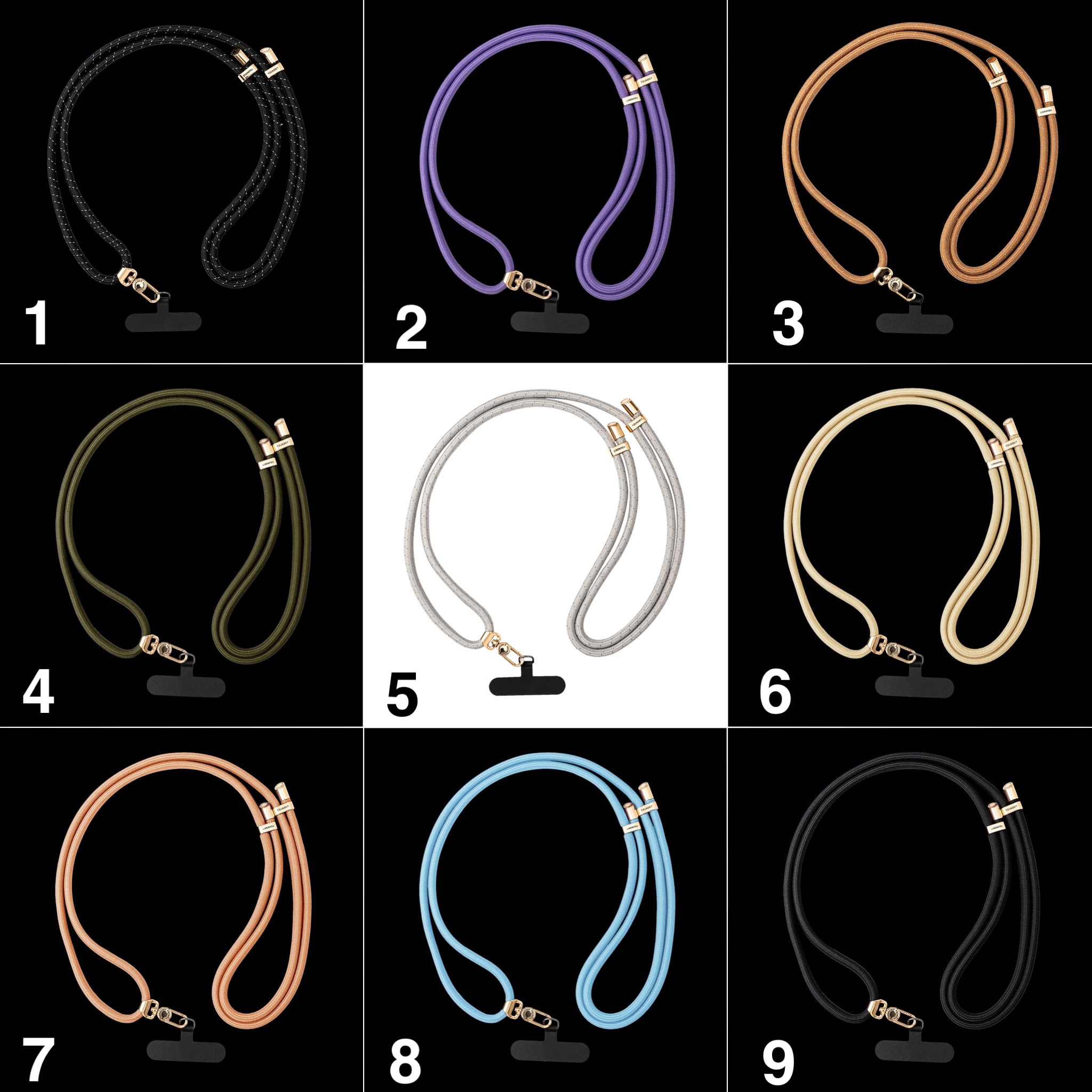 Youngkit Rope Cross Body Strap & Card Combo