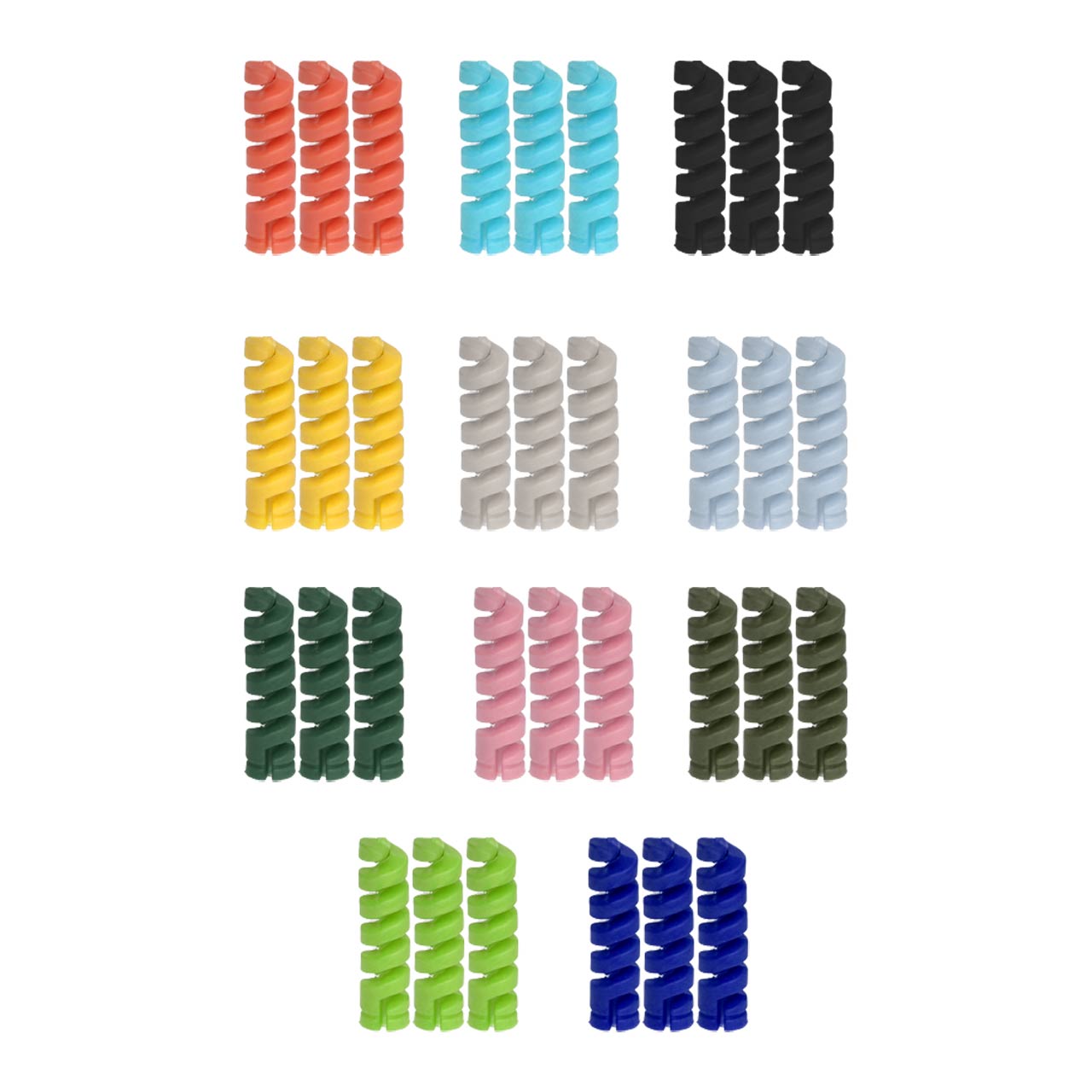 محافظ کابل سیلیکونی ( بسته 4 عددی) کد TR042