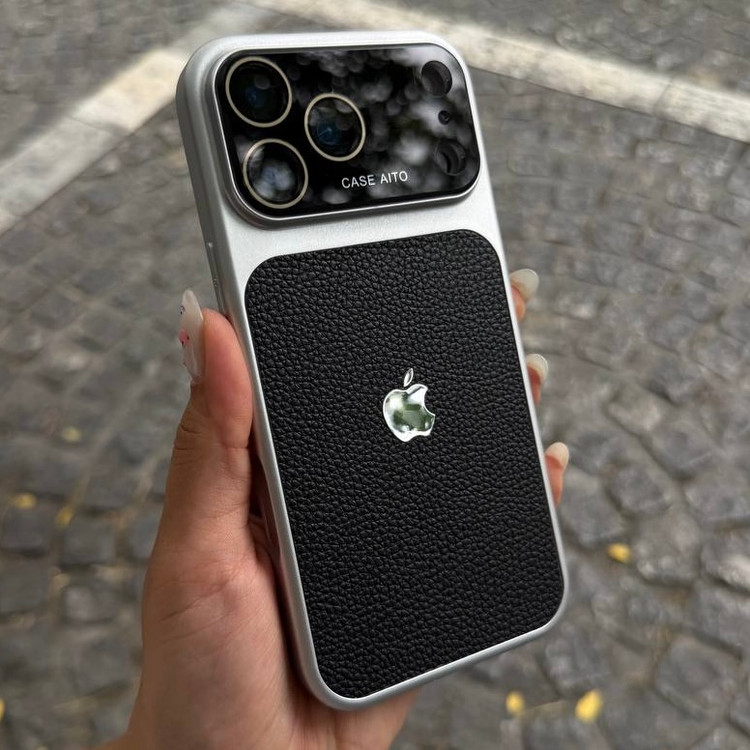قاب آیفون auto focus بک چرم کد TR046