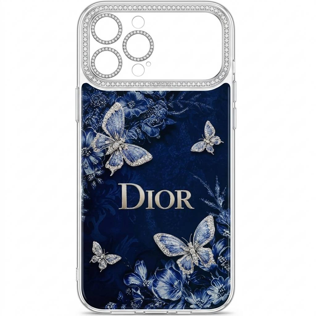 قاب Dior مناسب برای انواع آیفون (نگین دار)