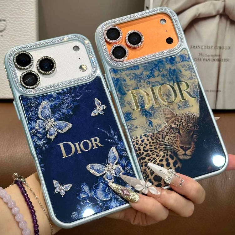 قاب Dior مناسب برای انواع آیفون (نگین دار) کد TR052