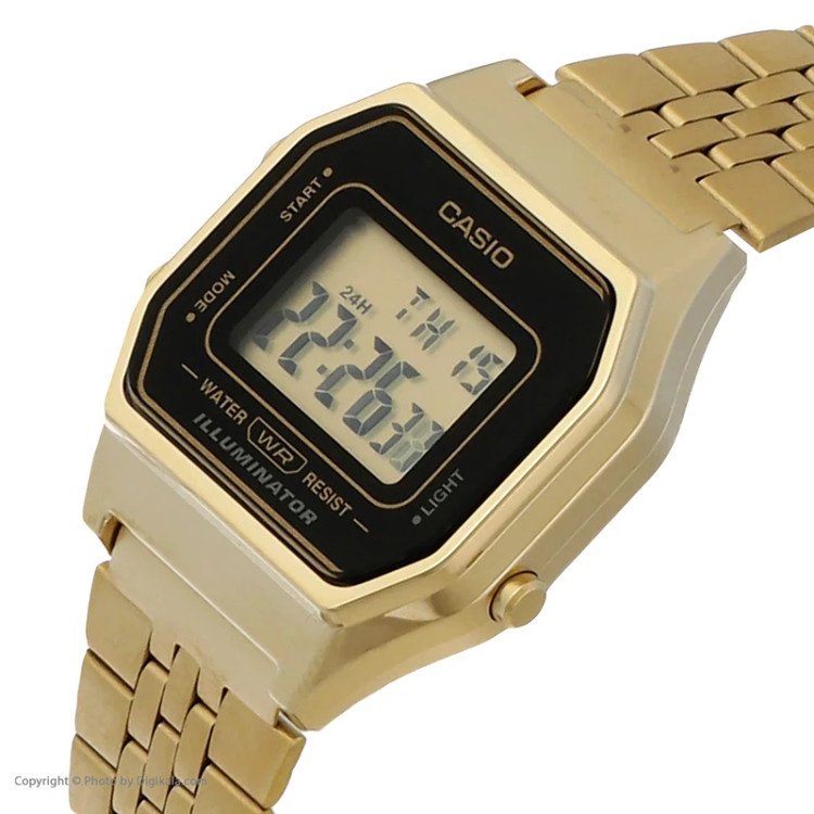 ساعت کاسیو زنانه LA680WGA-1D طلایی Casio-2667-L