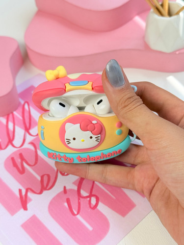 کیس ایرپاد کیتی کاور ایرپاد سیلیکونی Kitty Telephone کد (MB212)