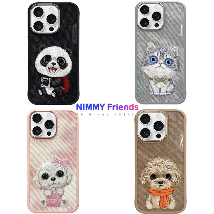 قاب نیمی Nimmy New Big Eye Cute Pets Series Iphone (GN125)