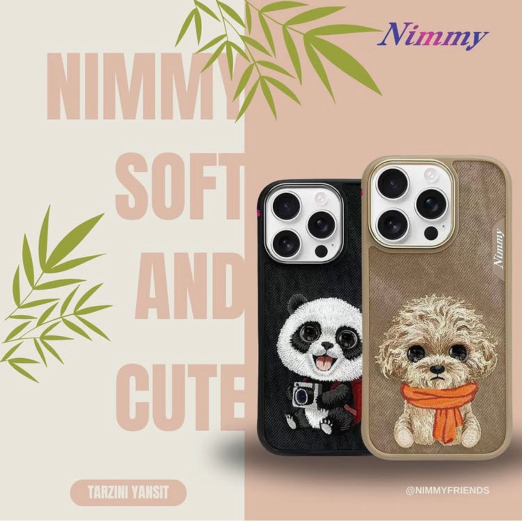 قاب نیمی Nimmy New Big Eye Cute Pets Series Iphone (GN125)