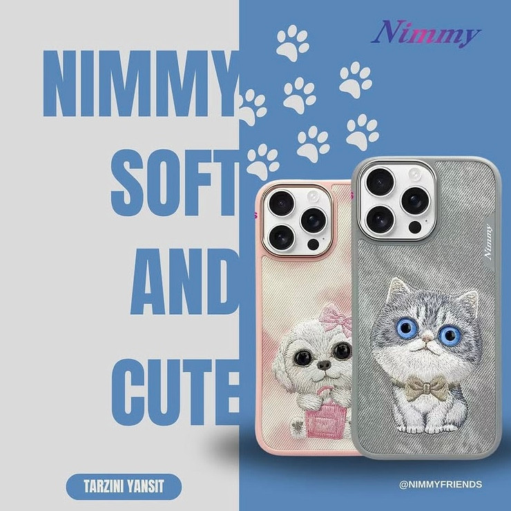 قاب نیمی Nimmy New Big Eye Cute Pets Series Iphone (GN125)