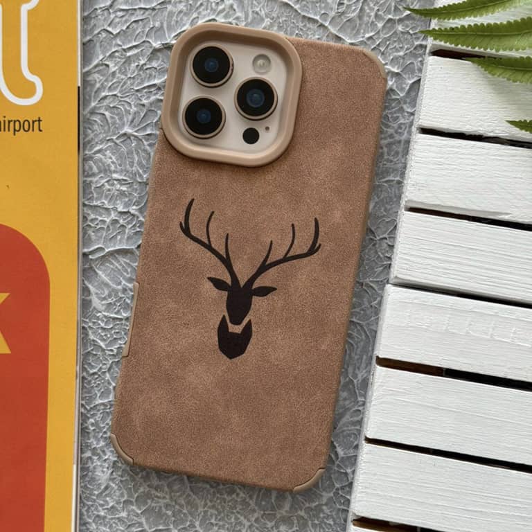 قاب مخملی شاخ گوزن آیفون Iphone (GN126)