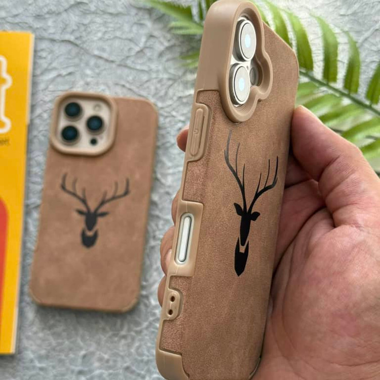قاب مخملی شاخ گوزن آیفون Iphone (GN126)