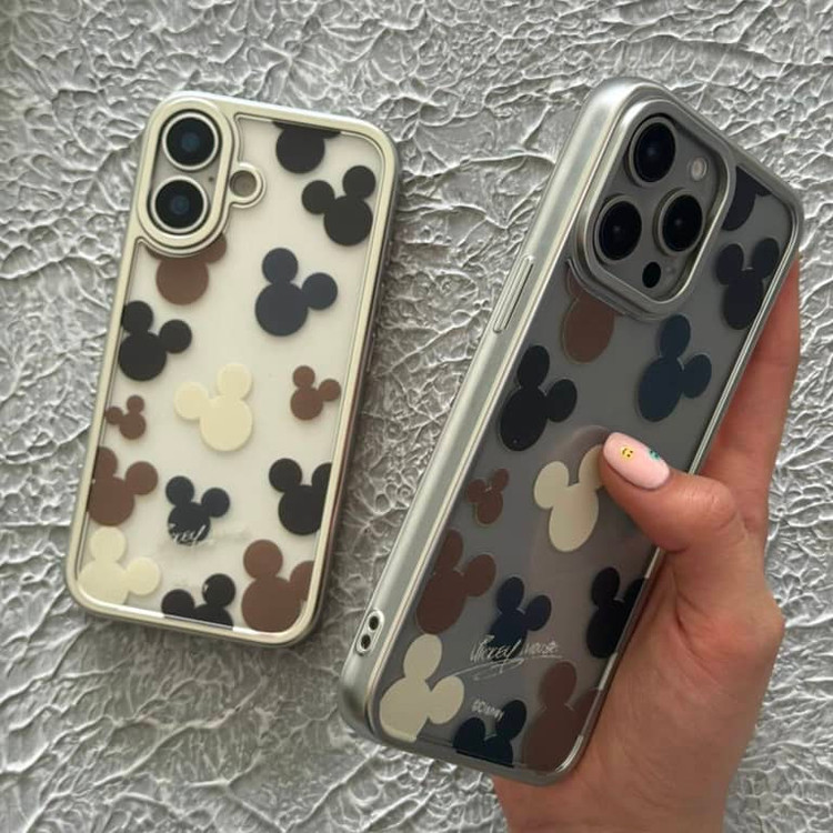 قاب شفاف میکی شلوغ Iphone (GN143)