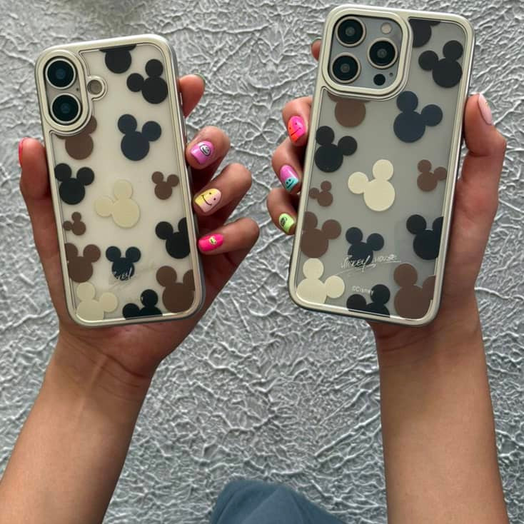 قاب شفاف میکی شلوغ Iphone (GN143)