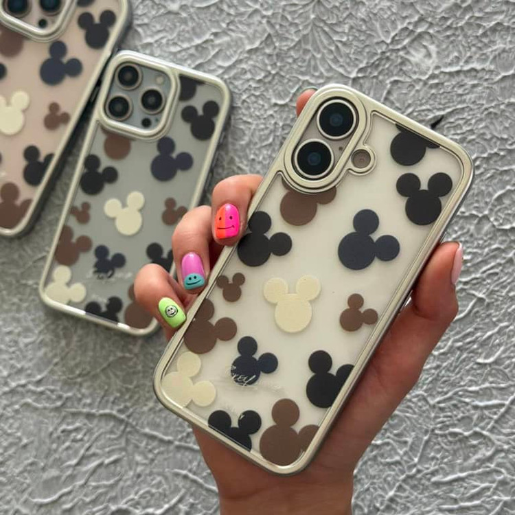 قاب شفاف میکی شلوغ Iphone (GN143)