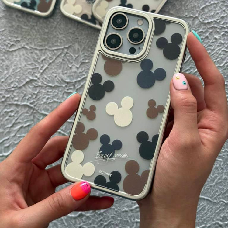 قاب شفاف میکی شلوغ Iphone (GN143)