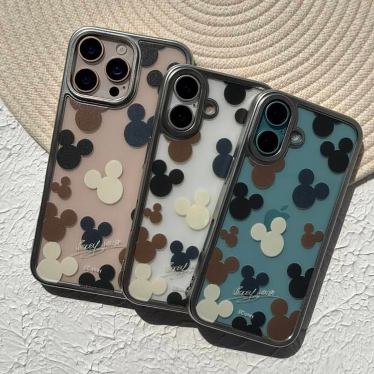 قاب شفاف میکی شلوغ Iphone (GN143)