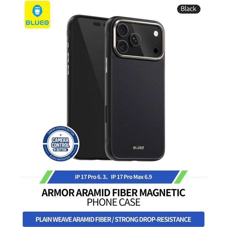 قاب بلو Blueo Armor Aramid Fiber Magnetic Phone Case (GN144)
