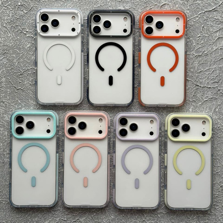 قاب کریستال سری مگسیف قاب ناب ghabnaab Crystal Series With Magsafe Iphone (GN147)