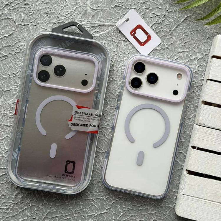 قاب کریستال سری مگسیف قاب ناب ghabnaab Crystal Series With Magsafe Iphone (GN147)