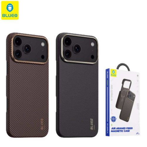 قاب بلو بافت Blueo Plain Weave AIR Aramid Fiber Magnetic Phone Case-600D Iphone (GN162)