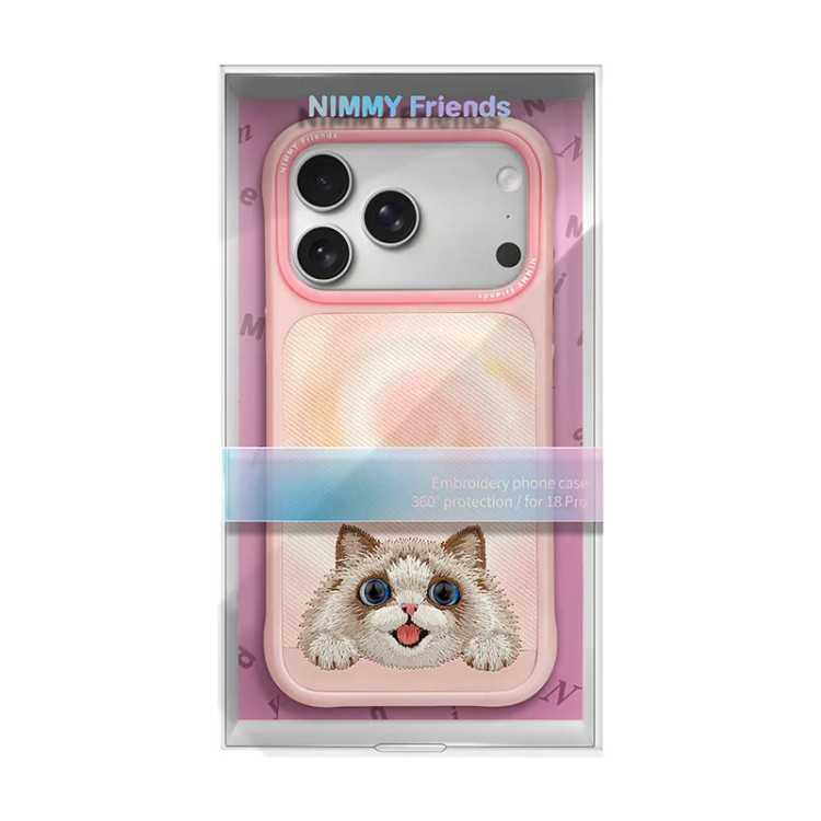 قاب نیمی Nimmy Magnetic Floppy Big Eyes Series آیفون سری 17 & 18 (GN177)