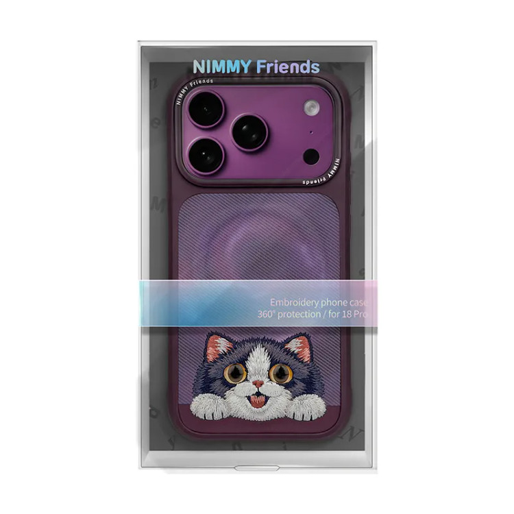 قاب نیمی Nimmy Magnetic Floppy Big Eyes Series آیفون سری 17 & 18 (GN177)