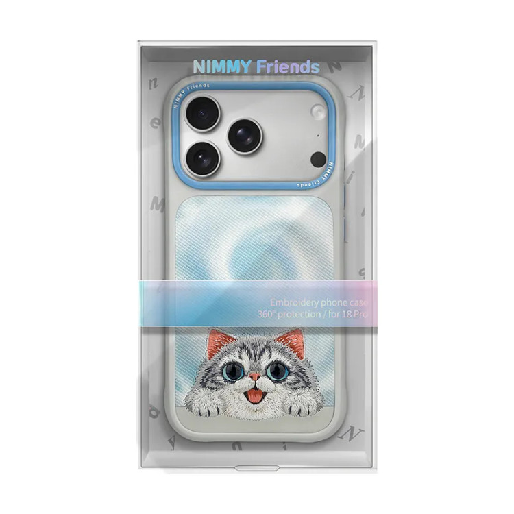 قاب نیمی Nimmy Magnetic Floppy Big Eyes Series آیفون سری 17 & 18 (GN177)