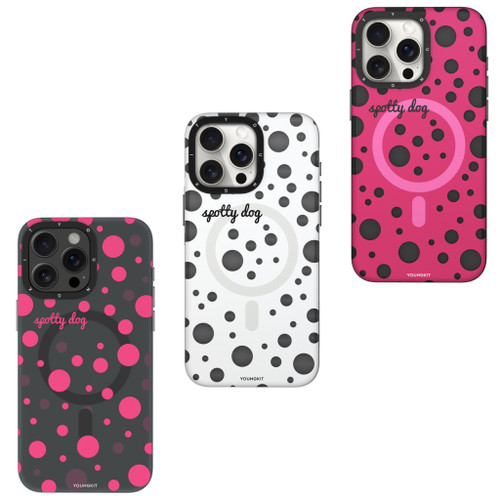 قاب Youngkit یانگ کیت Polka Dots Magsafe Series Iphone (GN195)