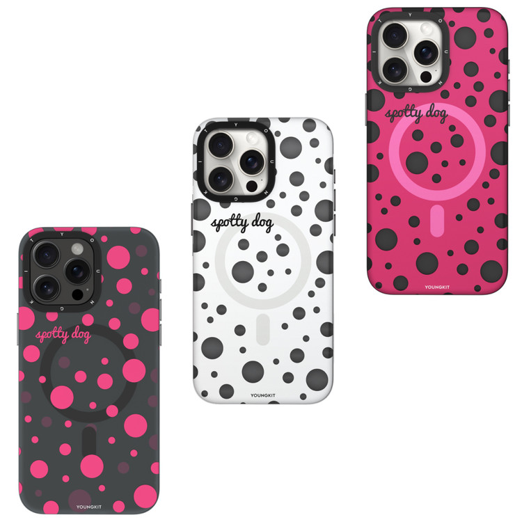 قاب Youngkit یانگ کیت Polka Dots Magsafe Series Iphone (GN195)
