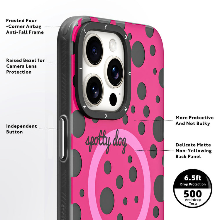 قاب Youngkit یانگ کیت Polka Dots Magsafe Series Iphone (GN195)
