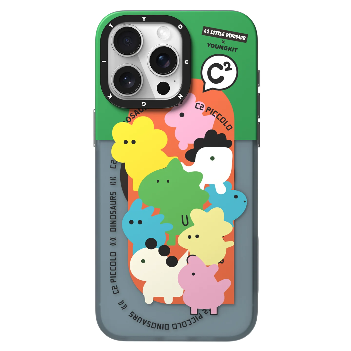 قاب یانگ کیت Youngkit Piccolo Dinosaurs Playful Puzzle Magsafe Iphone (GN196)