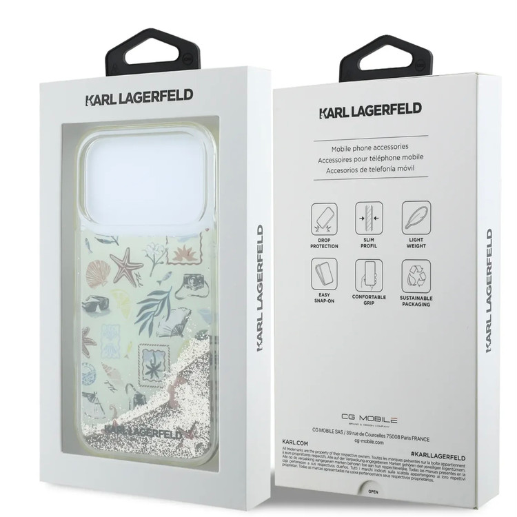 قاب کارل لاگرفلد Karl Lagerfel Liquid Glitter Beach & Sand (GN197)