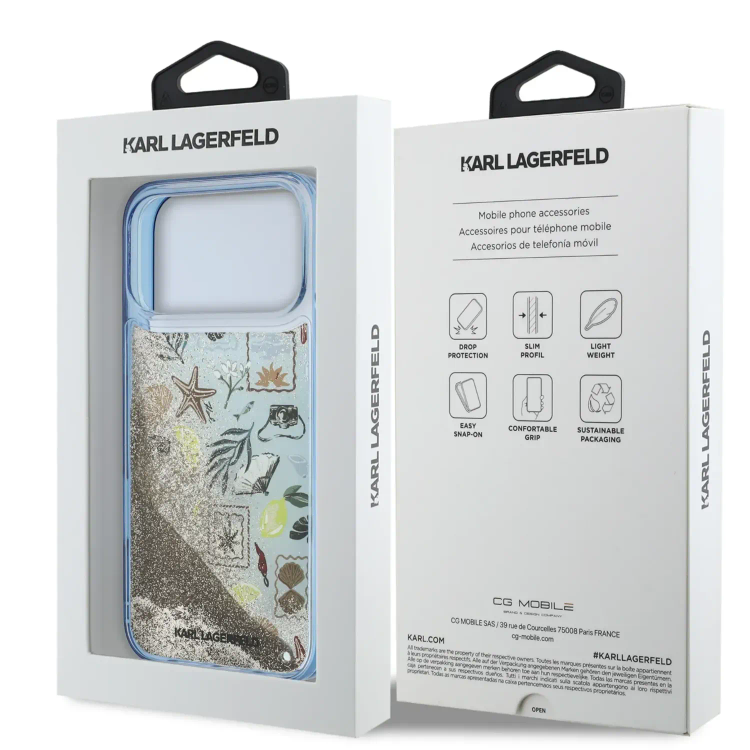 قاب کارل لاگرفلد Karl Lagerfel Liquid Glitter Beach & Sand (GN197)