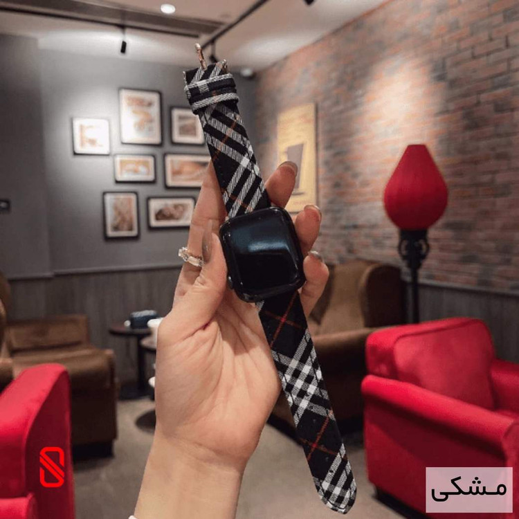 بند اپل واچ بِربِری Burberry کلاسیک (GN199)