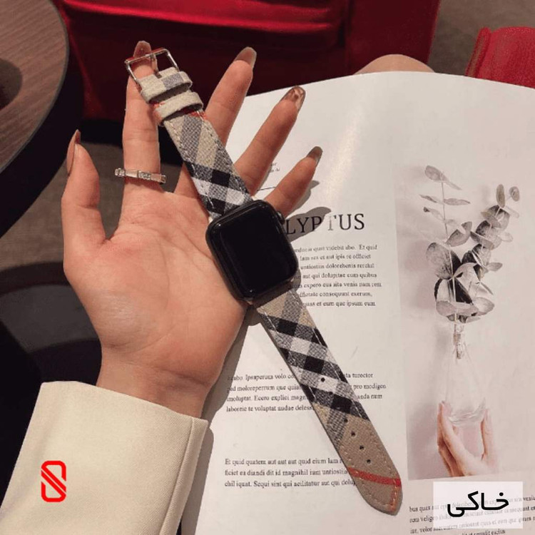بند اپل واچ بِربِری Burberry کلاسیک (GN199)