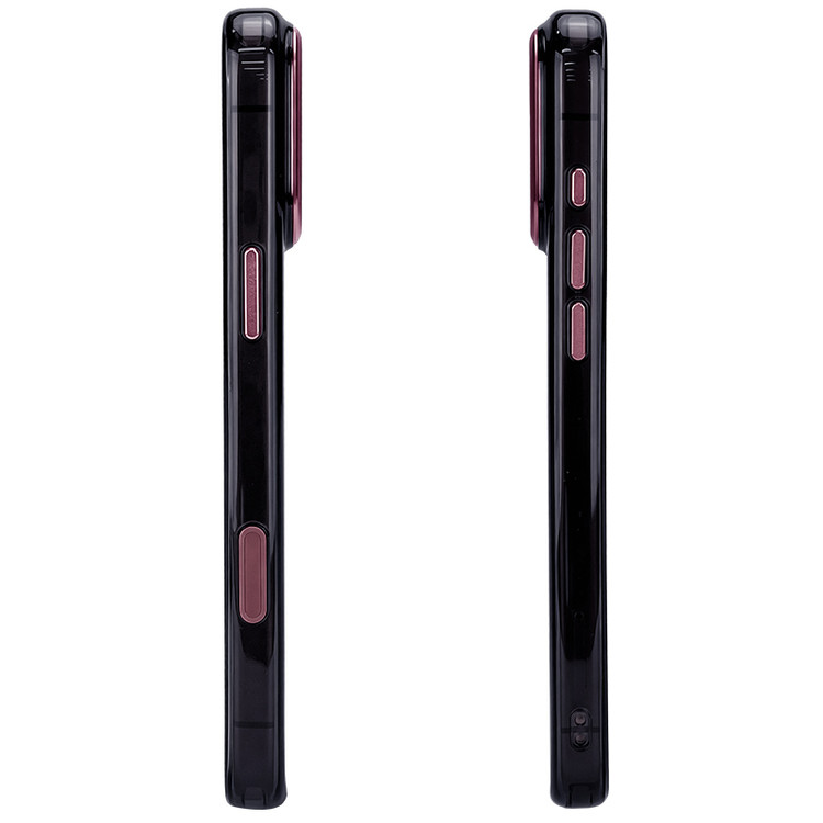 قاب نیمی شفاف دودی Nimmy Magnetic Crystal Clear آیفون (GN200)