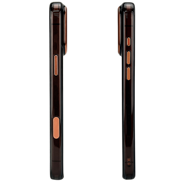 قاب نیمی شفاف دودی Nimmy Magnetic Crystal Clear آیفون (GN200)