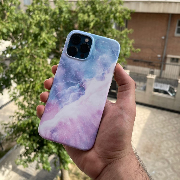 قاب سنگی رویایی به همراه پاپ سوکت iphone (GN232)