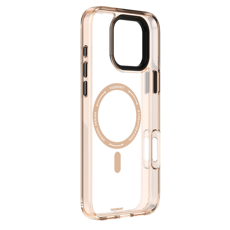 قاب Youngkit یانگ کیت Gemstone Back+Soft Frame Case آیفون (GN237)