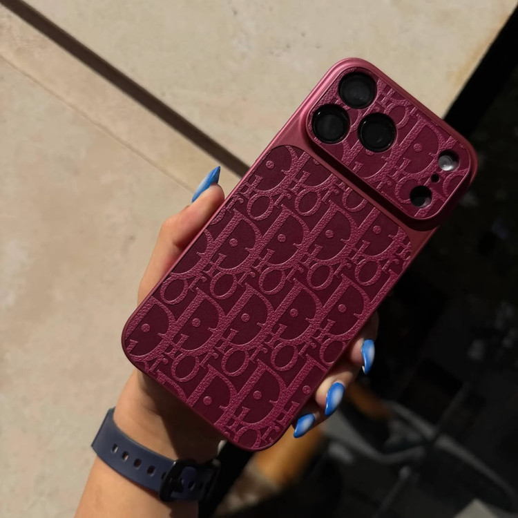 قاب Burgundy Dior دیور آیفون (GN240)