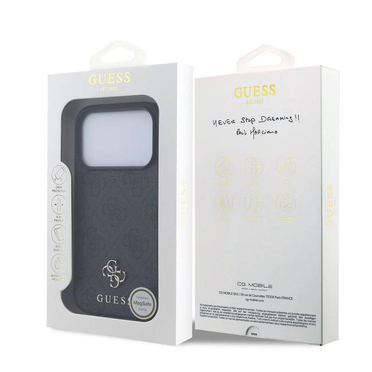 قاب Guess Magsafe گس طرح دار دو لوگو Iphone سری 17 (GN252)