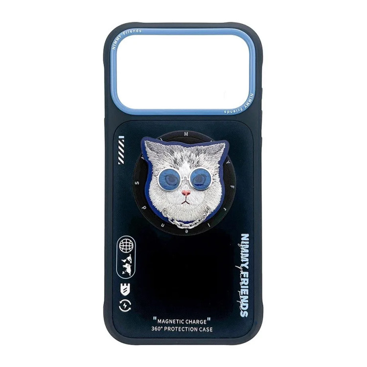 قاب نیمی با پاپ سوکت Nimmy Magnetic Glasses Case Series سری 17 (GN254)